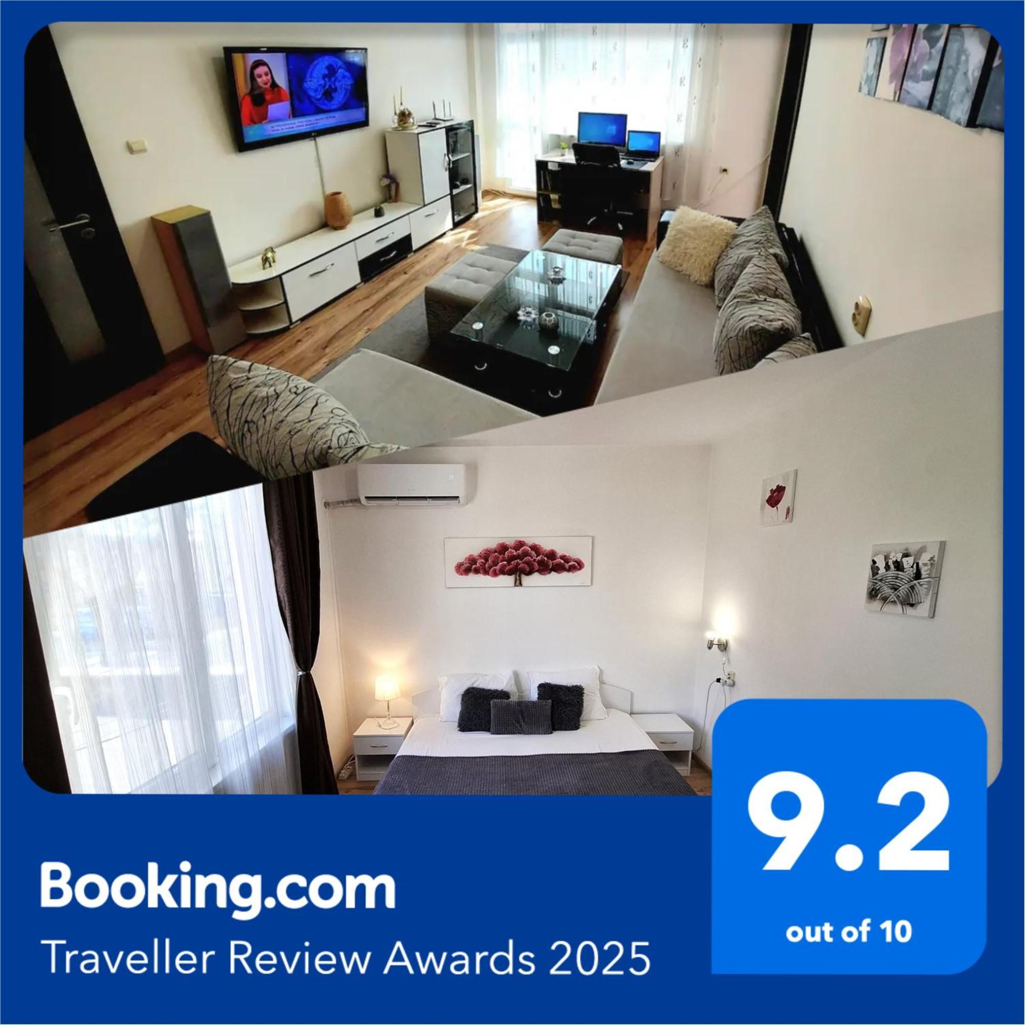 3 Rooms Apartment, Top Center, 1St Floor, Aubg, Free Parking, Pc I5 Ssd, 3 Led Tvs 200 Channels, Wifi, Terrace, Easy-Late Check-In, Stay Before Greece بلاغويفغراد المظهر الخارجي الصورة
