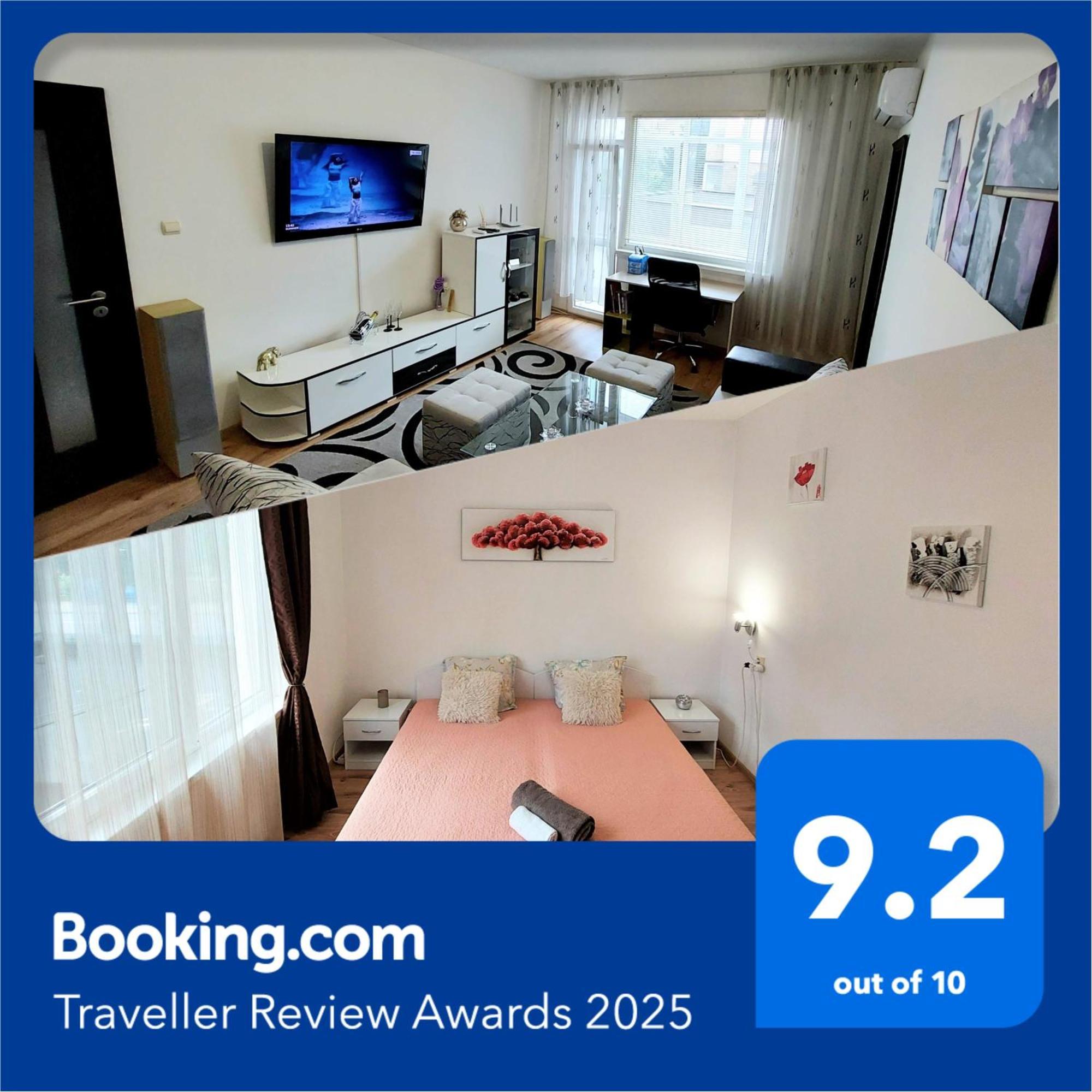 3 Rooms Apartment, Top Center, 1St Floor, Aubg, Free Parking, Pc I5 Ssd, 3 Led Tvs 200 Channels, Wifi, Terrace, Easy-Late Check-In, Stay Before Greece بلاغويفغراد المظهر الخارجي الصورة